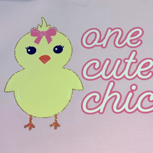 Easter Dog Bandana Yellow Easter Chick Graphic Tie Med/Large Neck Size 15-18 in - Picture 2 of 9